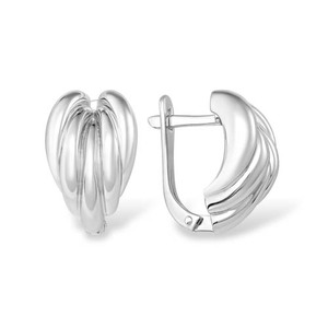 Серёжки Английские Алмазная грань